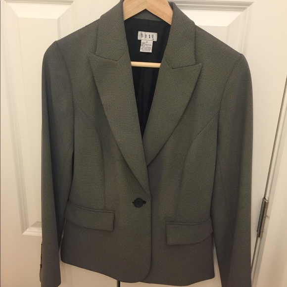 Jackets & Blazers - Black and White blazer, Size 4